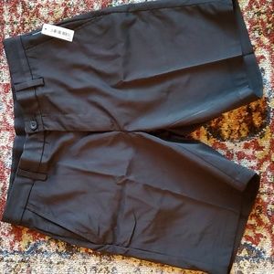 NWT Black Amazon Essentials black slim fit stretch golf shorts sizes 29, 31, 32